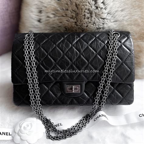 chanel reissue 226 ruthenium|chanel 2.55 reissue bag.